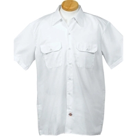 Dickies men's short sleeve work shirt with moisture-wicking technology and...