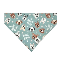 Sublimated Large Pet Bandanna & Scarf. Printed in a union shop.... from ASI...