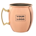 Copper Blend Stainless Moscow Mugs, 16 oz.