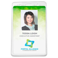 Sustainable DOP-free vinyl badge holders contain fewer environmentally...