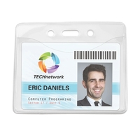Durable DOP-free vinyl badge holders contain fewer environmentally hazardous...