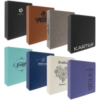 Leatherette 3 Ring Binder with Slant D Rings... from ASI 92531 Unique Custom...