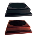 9" x 9" Rosewood Royal Piano Finish Pedestal Base