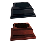 7" x 7" Rosewood Royal Piano Finish Pedestal Base