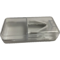 Pill Cutter, Plastic w/ metal Blade, clear Top opening... from ASI 31977...