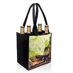100 GSM PET 6 Bottle Wine Tote Bag