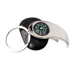 Bottle Opener Keychain with Compass