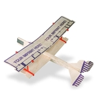 12" Wingspan Balsa Wood Biplane