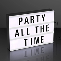 11.75" x 8.5" Cinema Light Box USB Marquee Sign. Blank or... from ASI 34194...