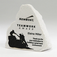 Make your award "rock solid" with this unique rock award design.... from ASI...