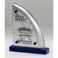 This award is a mix of a metallic coating, stone base... from ASI 89860...