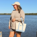 MORRIS TOTE - SMALL ZIPPERED