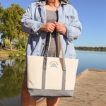 MORRIS TOTE - LARGE ZIPPERED