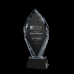 Crystal Flame Trophy - Small