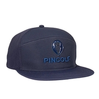 Contour 6-Panel Pearl Nylon Flat Bill w/ Perforated Panels