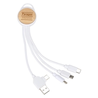 Bamboo 3-in-1 6- Charging Cable