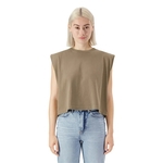 Womens Garment Dyed Muscle Tee