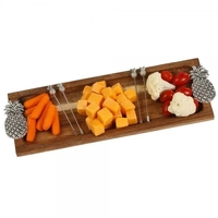 Acacia Foodie Bites Serving Tray with matching food picks.... from ASI 88675...