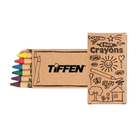 6 pack of non-toxic crayons in a eco-friendly kraft box.... from ASI 98360...