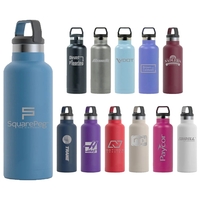 RTIC 16 ounce insulated stainless steel bottle with screw lid and... from ASI...