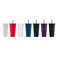 24 oz. recycled plastic tumbler with lid and straw,... from ASI 57800 Gordon...