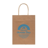 Twisted handle kraft shoppers get a glow-up with a folded turn-top... from...