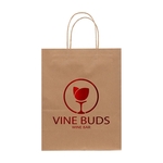 J- Fold Natural Kraft Shopping Bag