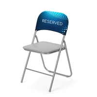 18" x 11.5" stretch polyester cover for folding banquet chairs.... from ASI...