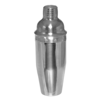 Stainless steel cocktail shaker, 23.3 oz. plus 1 color silkscreen imprint......