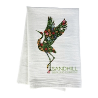 28" square absorbent 100% organic cotton "flour sack" tea towel with... from...