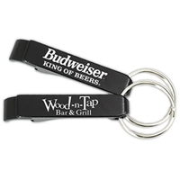 Custom Aluminum Keychain Black Bottle Opener Corporate... from ASI 89971...