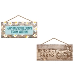 4.5" x 10" MDF Wood Hanging Sign