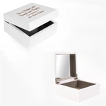 White Wood Jewelry Box