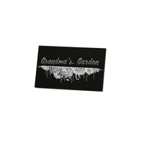 4" x 8" Black Granite Rectangle Tile