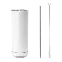 Double Wall Insulated Beverage Holder with Speaker... from ASI 92531 Unique...