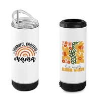 Double Wall Insulated Beverage Holder with Speaker... from ASI 92531 Unique...