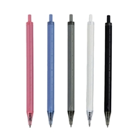Click-action ballpoint pen with ruler plus 1 color silkscreen imprint on......