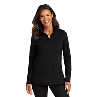 Port Authority Women's C-FREE Double Knit 1/4-Zip