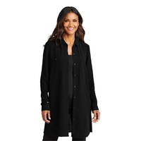 Port Authority Ladies Textured Crepe Long Tunic... from ASI 84863 SanMar