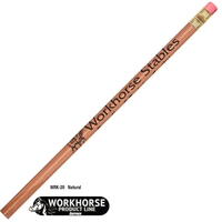 #2 pencil with red eraser and natural finish barrel.... from ASI 86850...
