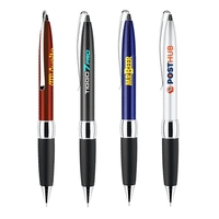 Twist action ballpoint pen with ultra soft rubber grip.... from ASI 31517...