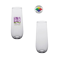 9oz BPA Free Light Plastic Stemless Flute... from ASI 80093 Pyrographics /...
