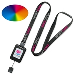 5/8" SlimReel™* Dye-sub Lanyard/Badge Reel System