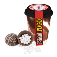 Cup with hot cocoa bomb... from ASI 44900 NC Custom (CI/Lanco) / Chocolate Inn