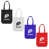Mini-sized non-woven tote bag made from 80gsm PP non-woven with two... from...
