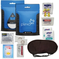 Hangover kit with an eye mask, earplugs, Advil, antacid, lip balm,... from...