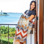 Oversized Cotton Santa Fe Blanket