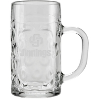With its traditional Bavarian biergarten design, this 0.5 liter mug is......