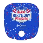 Breadslice w/ Hole Hand Fan Full Color (2 Sides)