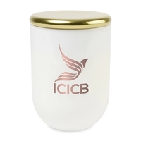 Be Home® Cora Blown Glass Candle